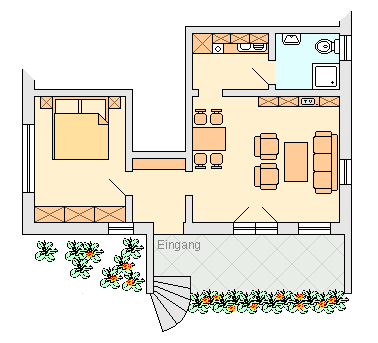 ferienwohnung unten grundriss